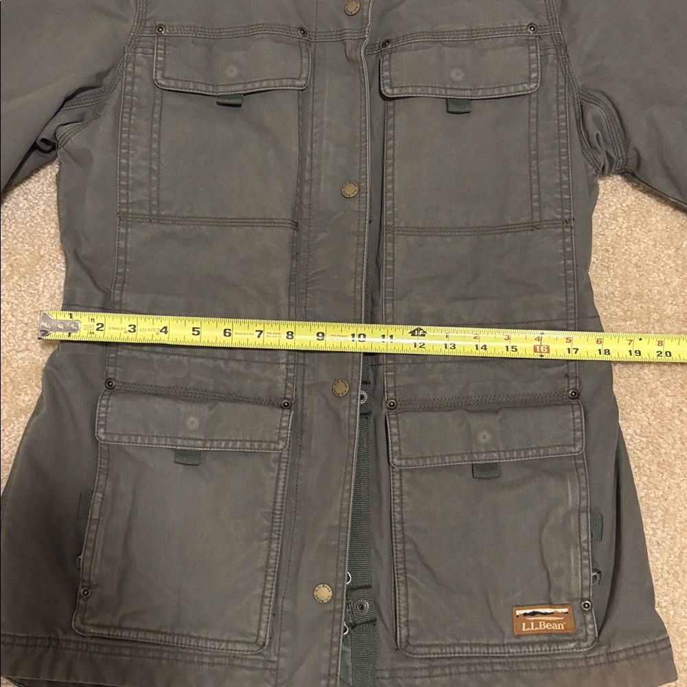 L.L. Bean Women's Olive Utility Jacket - Size XS - Picture 13 of 16
